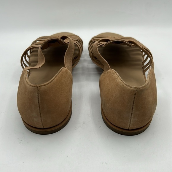 Eileen Fisher Tan Woman's Rato Gladiator Nubuck Leather Sandals Size 8 New! - Picture 4 of 7
